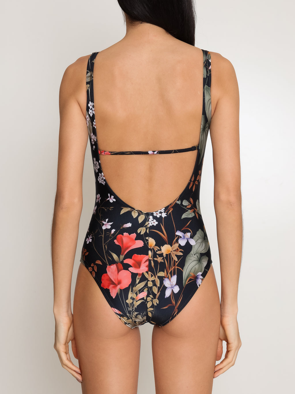 Mirassol Floral-Print Twisted Detail Swimsuit Orvalho