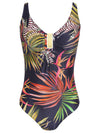 Mirassol Foliage-Print Twisted Detail Swimsuit Jakarta