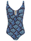 Mirassol Stingrays-Print Twisted Detail Swimsuit Raja
