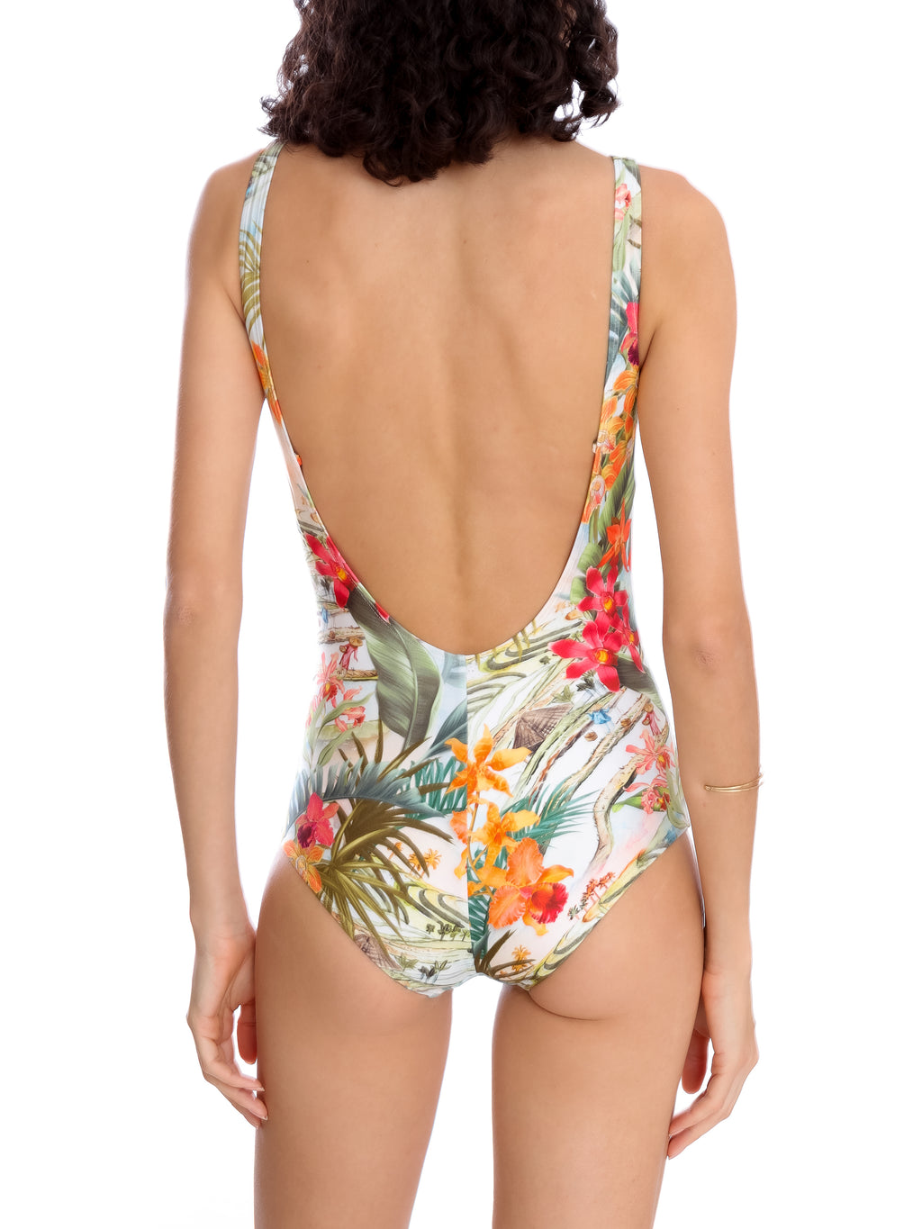 Adriana -Print Twisted Detail Swimsuit