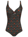 Adriana Print Twisted Detail Swimsuit