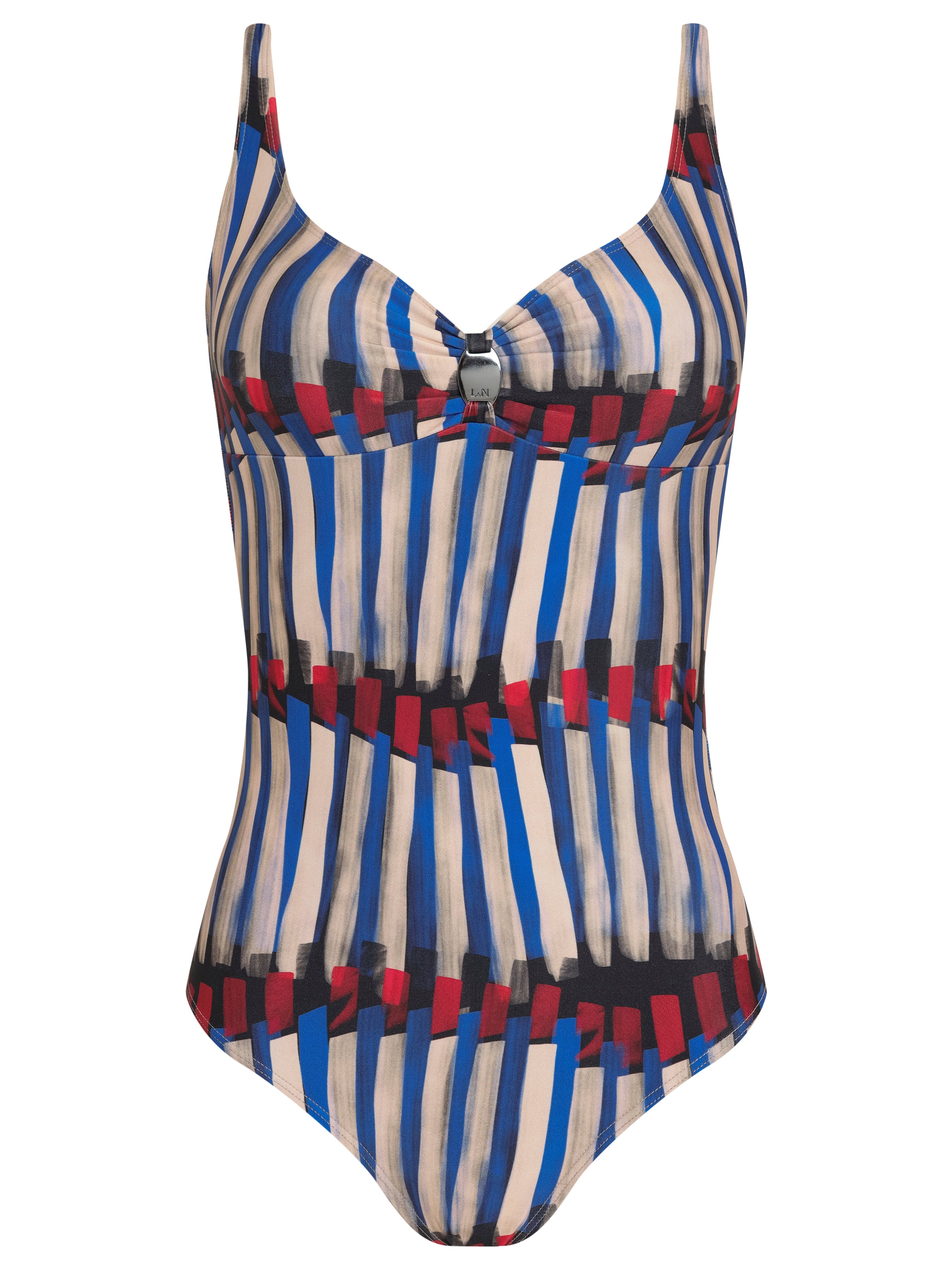 Roberta Graphic-Print Open-Back Swimsuit Xingu