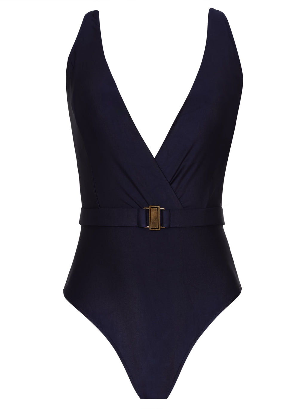 Evita Blue Plain Swimsuit