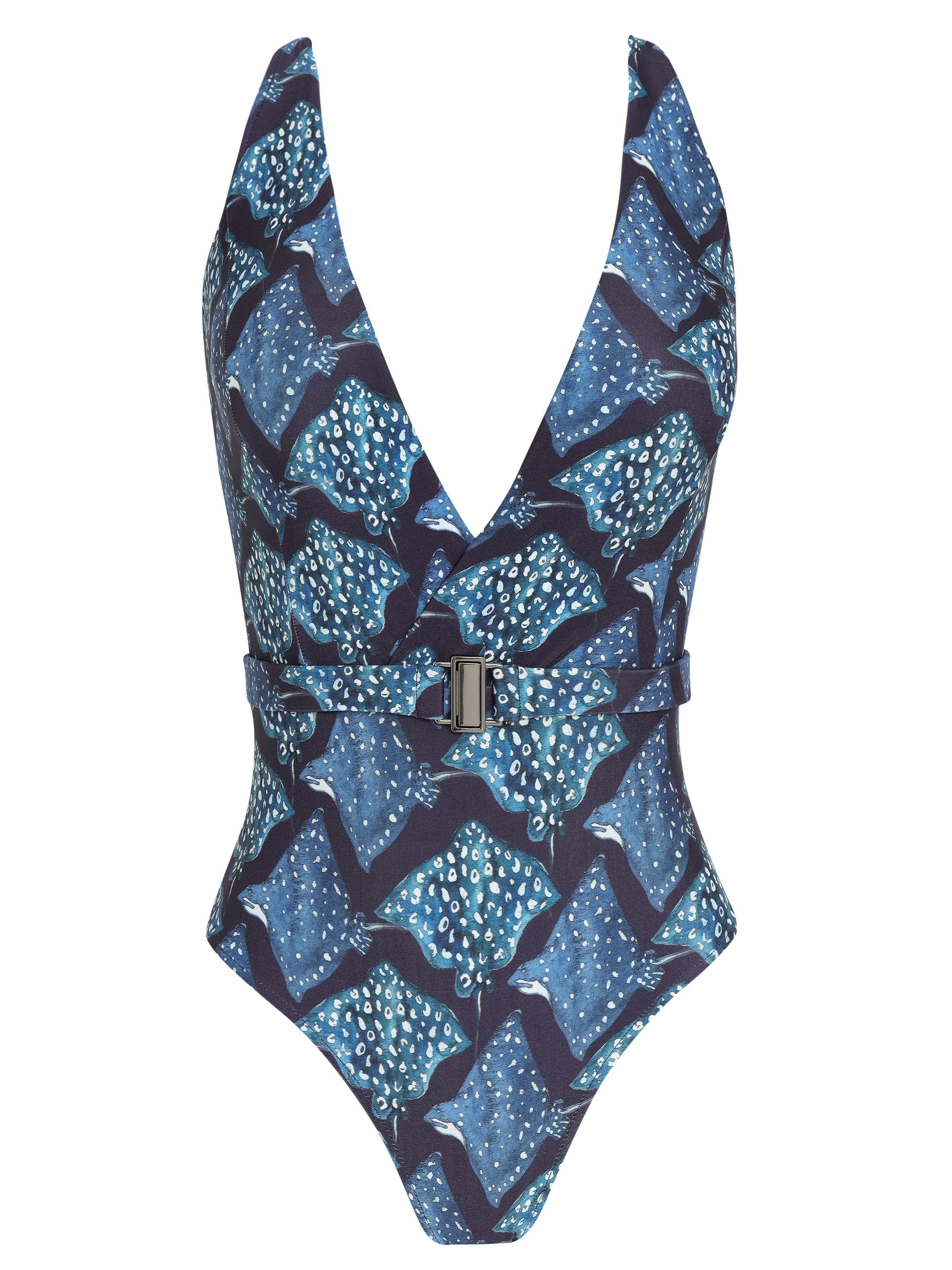 Evita Stingrays-Print Swimsuit