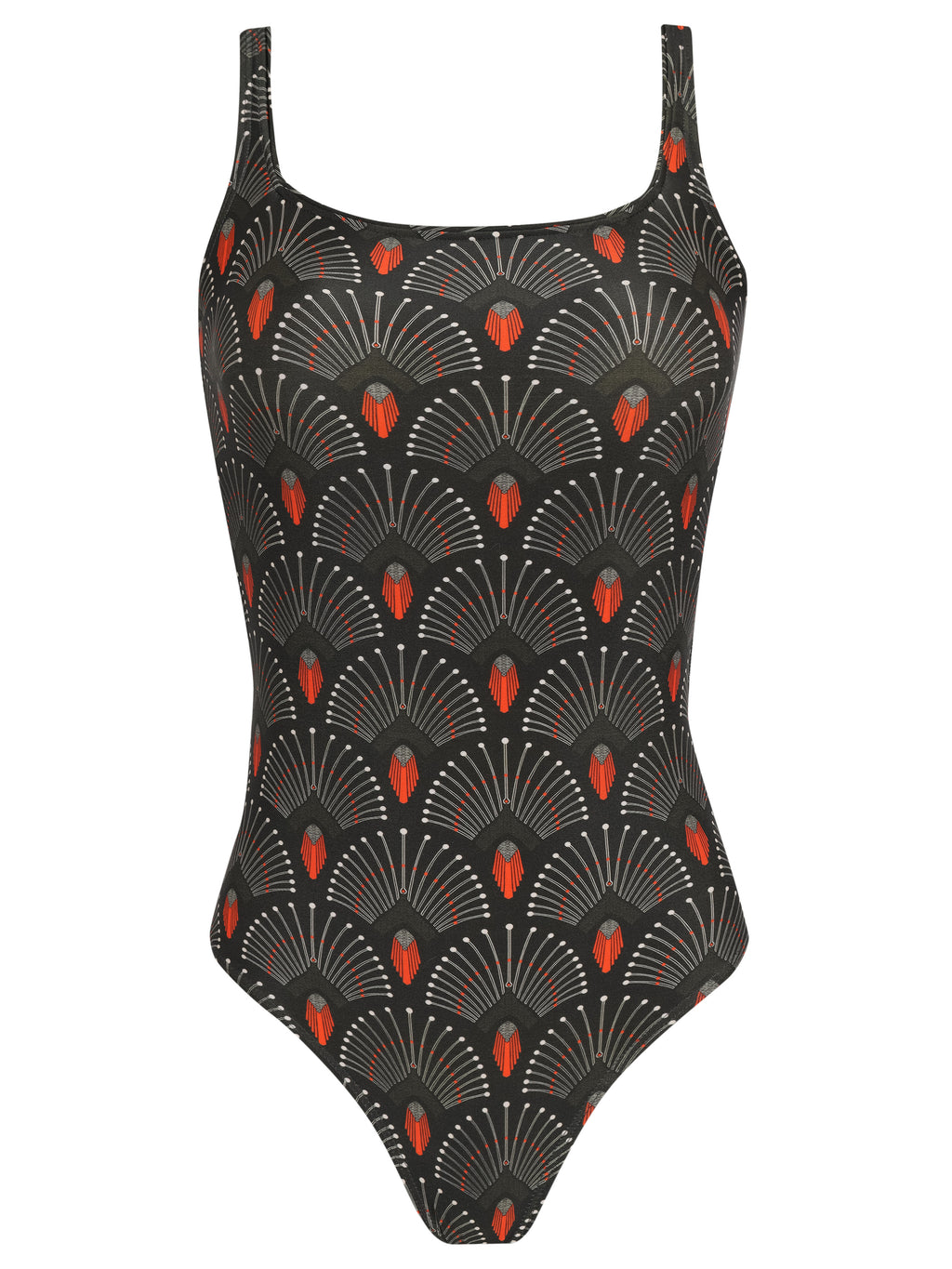 Hapuna -Print Square-Neck Swimsuit