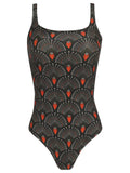 Hapuna -Print Square-Neck Swimsuit