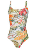 Hapuna -Print Square-Neck Swimsuit