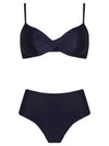 Veronica Blue Twisted Bikini Set