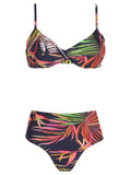 Veronica Foliage-Print Bikini