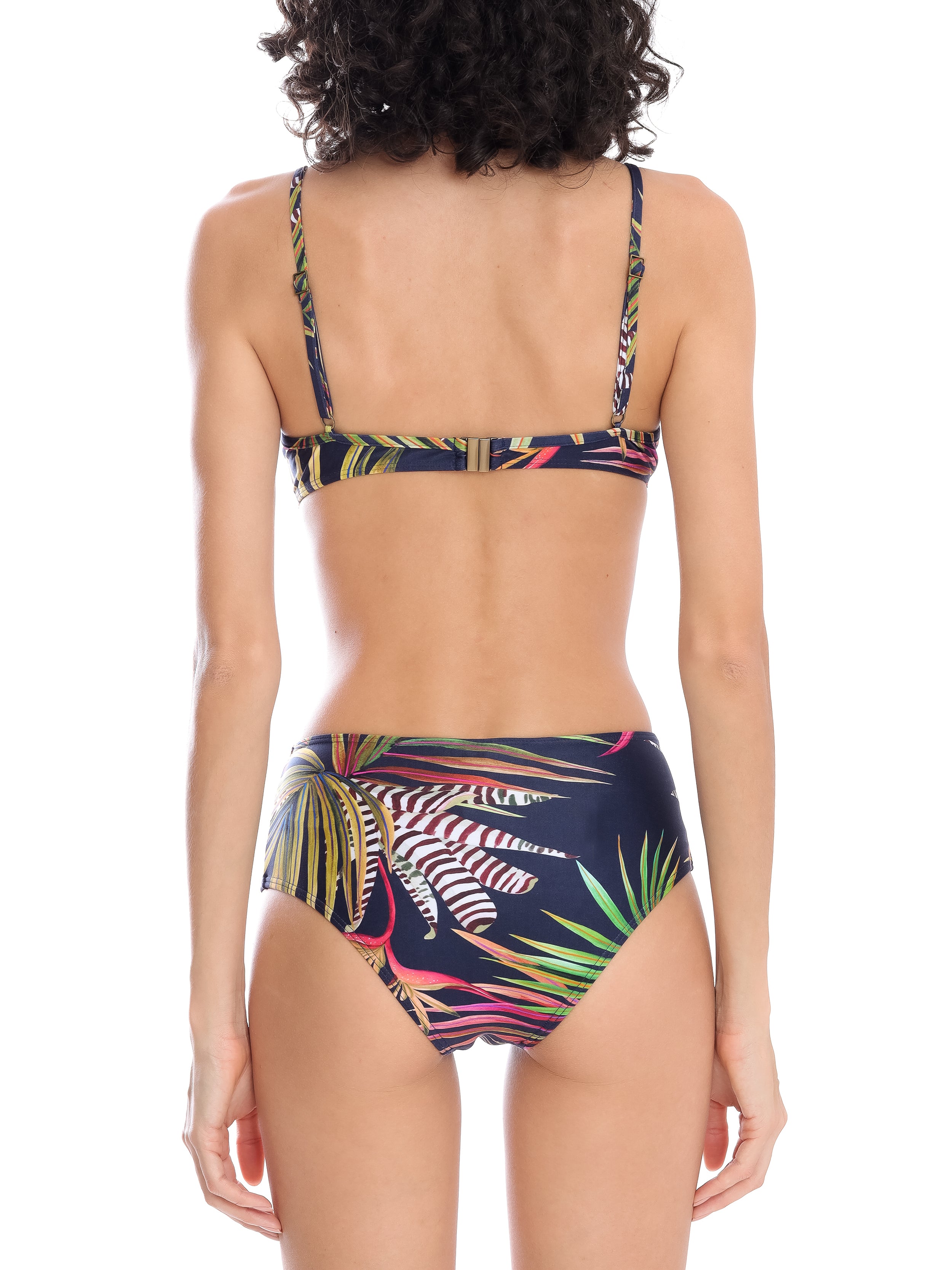 Veronica Foliage-Print Bikini