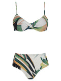 Veronica Foliage-Print Bikini