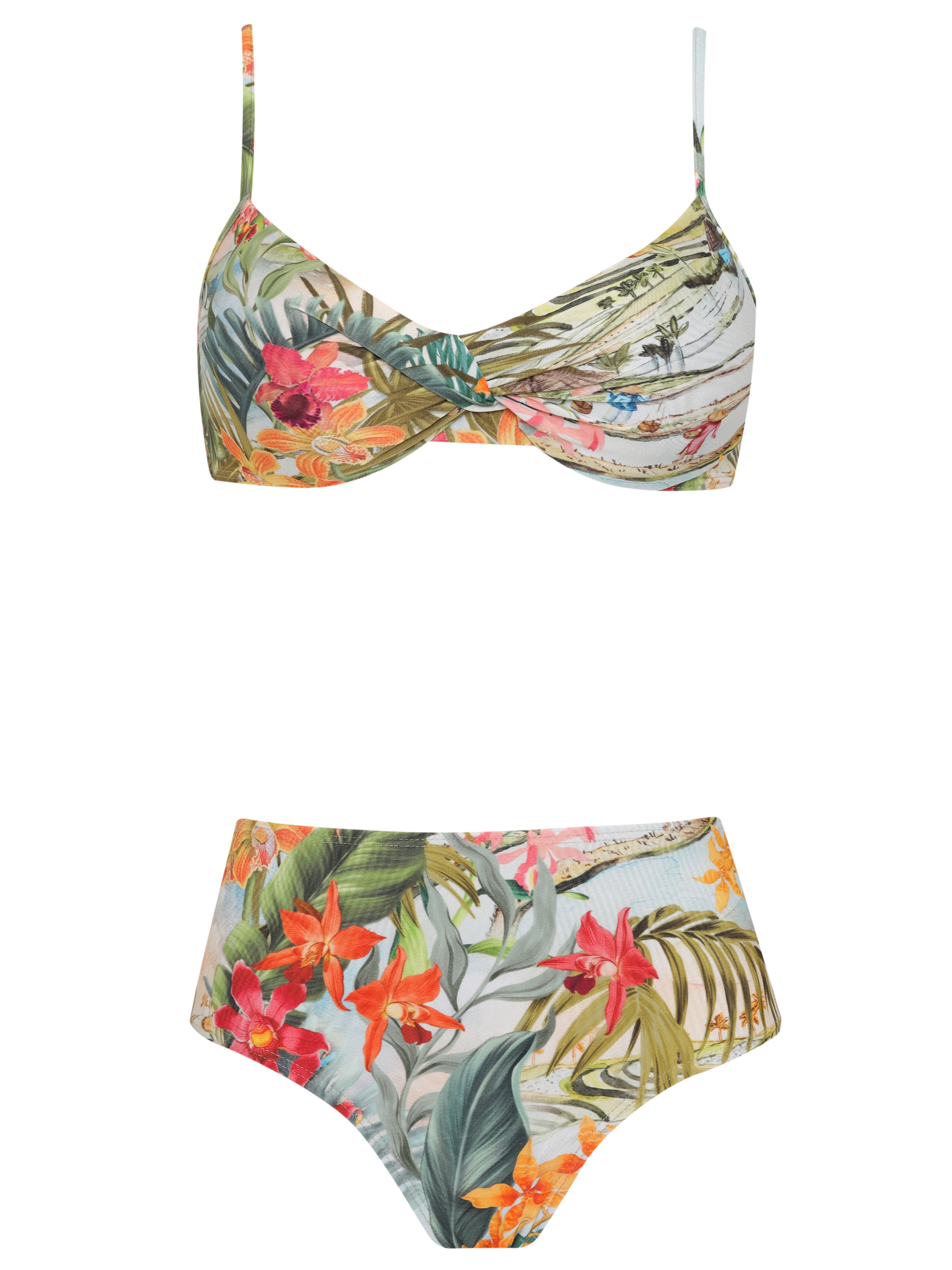 Veronica -Print  Bikini Set