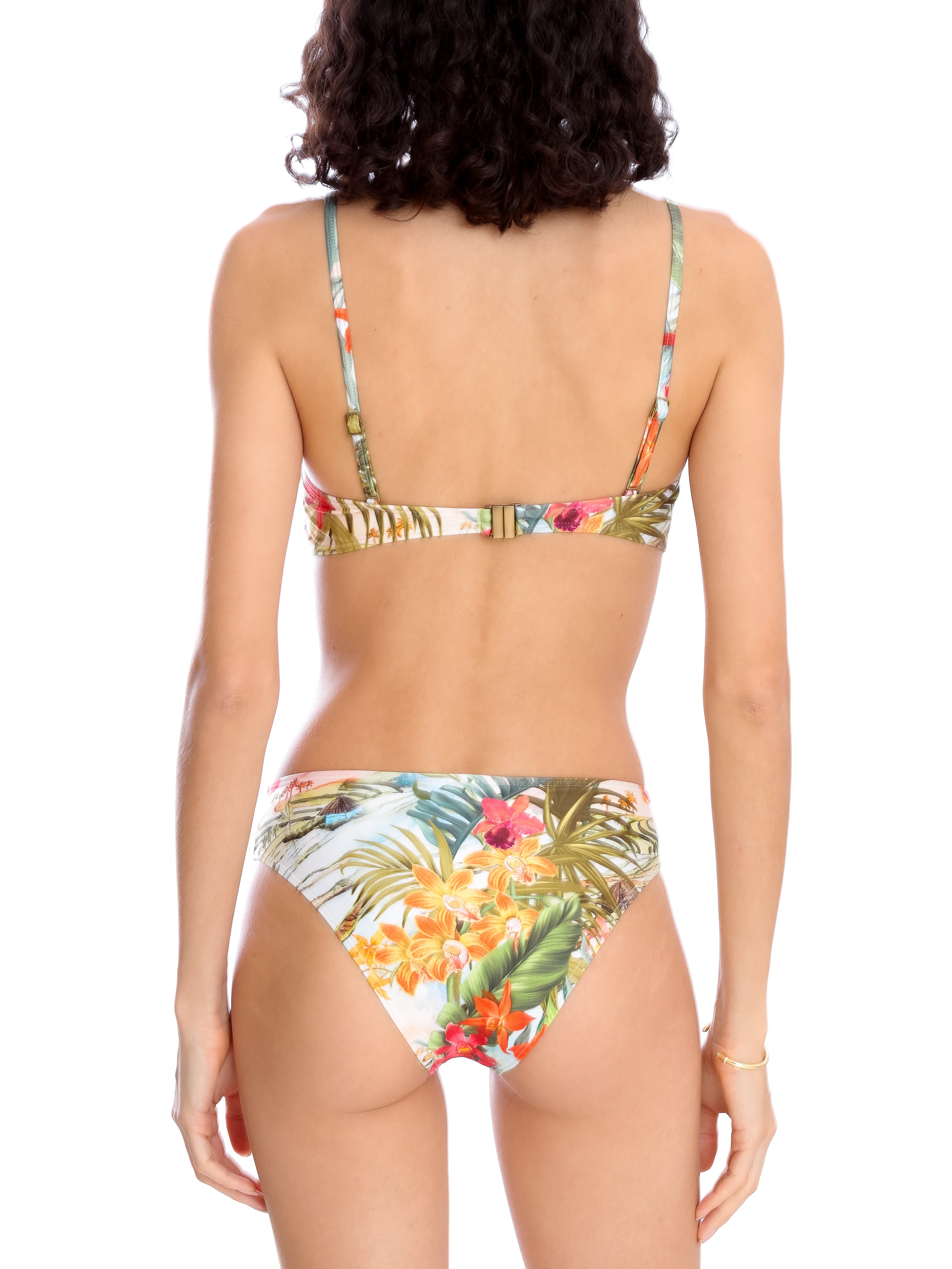 Ester  -Print Bikini Set Strapless