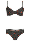 Vitoria Geometric-Print Twist-Front Bikini Cocar