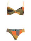 Vitoria Abstracte-Print Twist-Front Bikini Set Guaraci