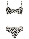 Vitoria Geometric-Print Bikini Set