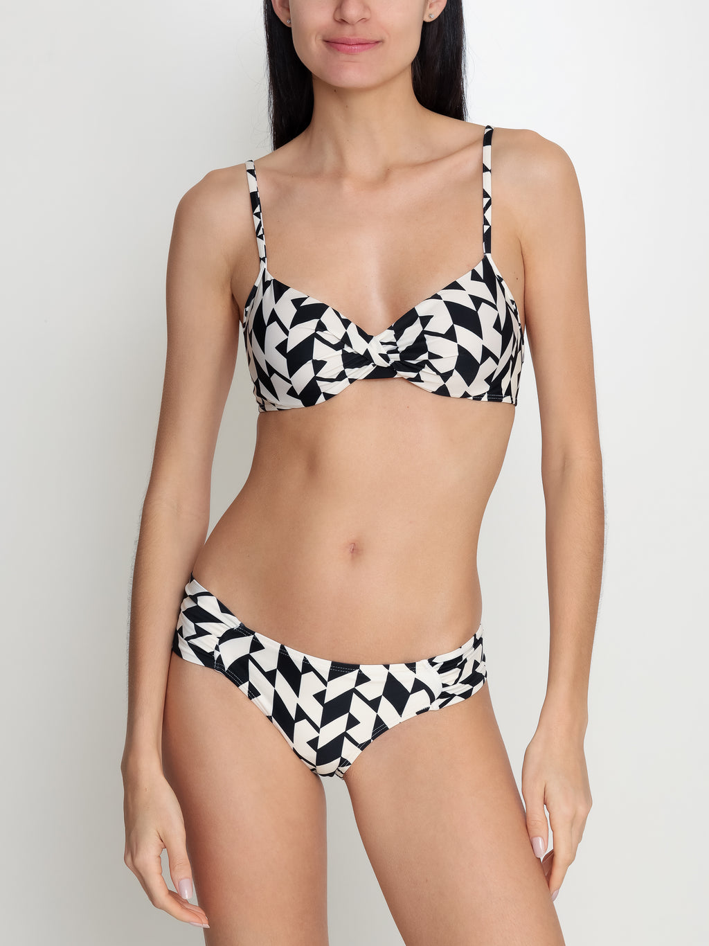 Vitoria Geometric-Print Bikini Set