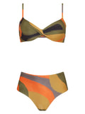 Veronica Abstracte-Print  Bikini Set