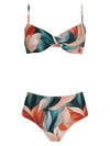 Veronica Foliage-Print  Bikini Set Amazonas