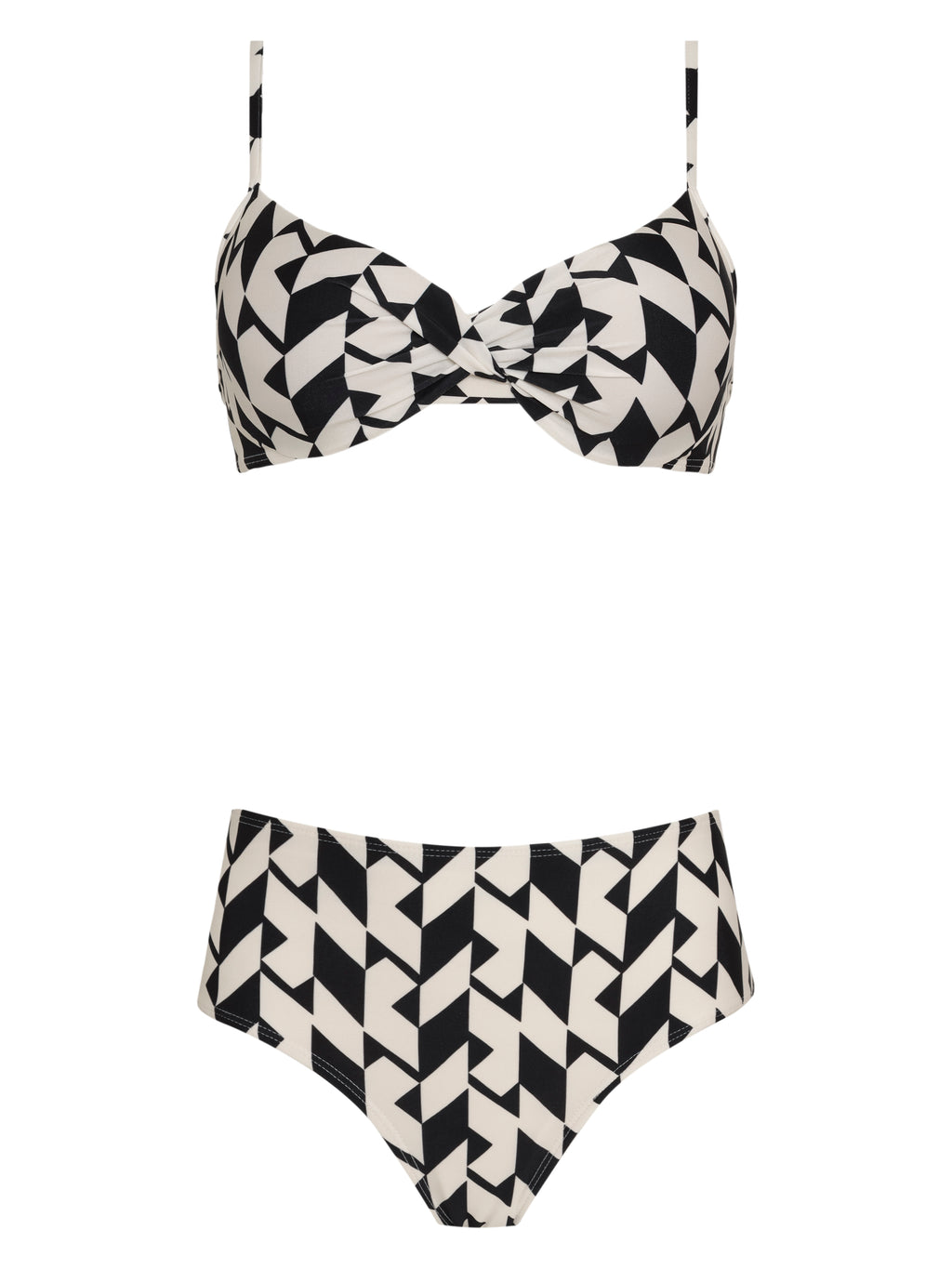 Veronica Geometric-Print Bikini Set
