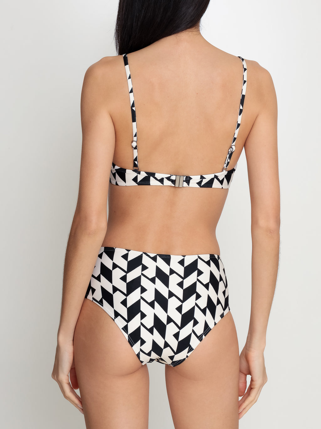 Veronica Geometric-Print Bikini Set