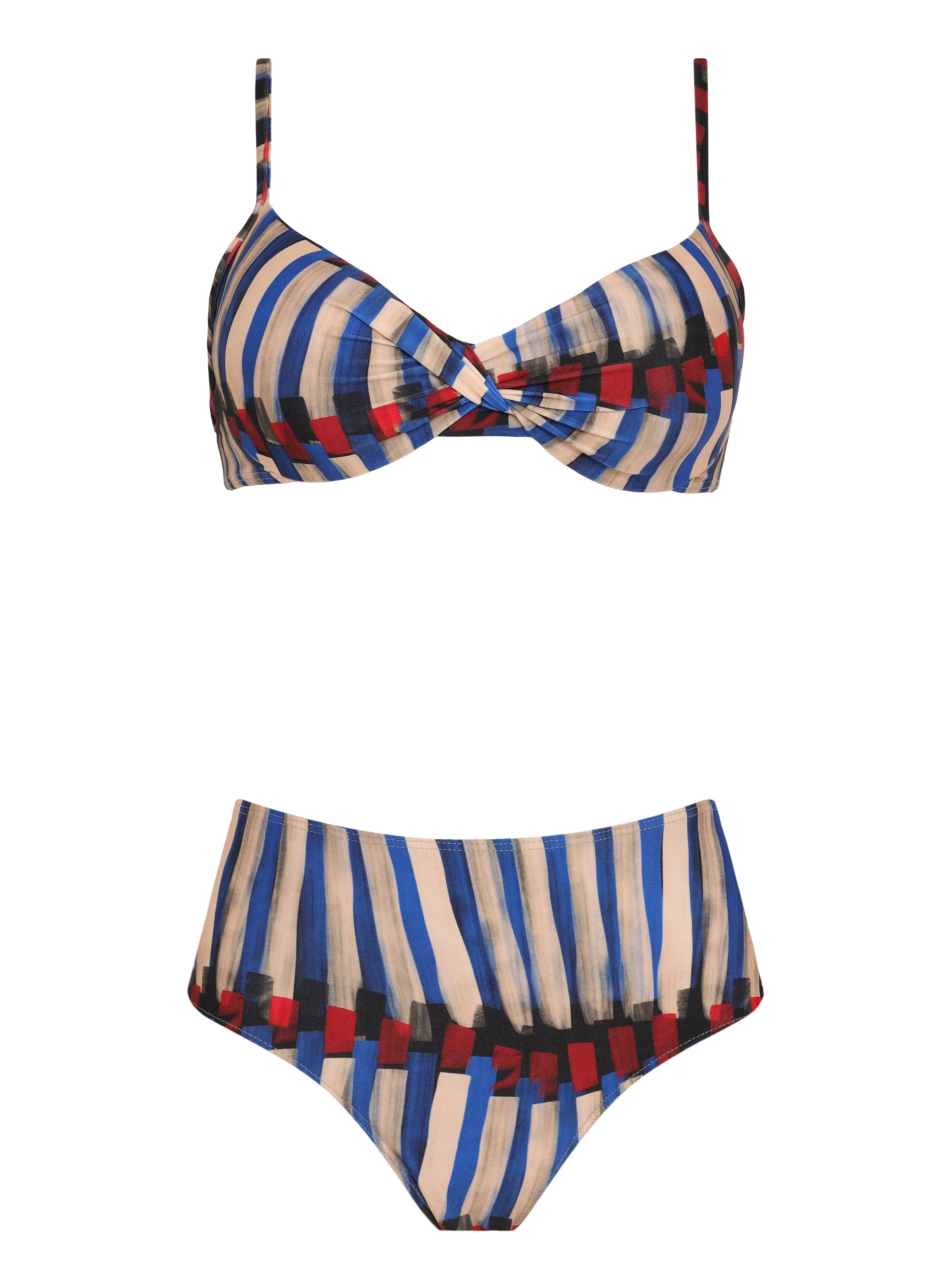 Veronica Graphic-Print Bikini Set