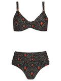 Marianne -Print Ruched-Detail Bikini Set