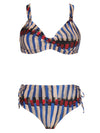 Marcela Graphic-Print Ruched-Detail Bikini Set Xingu