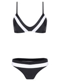 Joaquina Color Block Triangle Bikini Set
