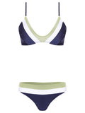 Joaquina Color Block Triangle Bikini Set