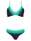 Joaquina Color Block Triangle Bikini Set