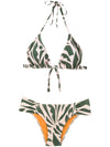 Vicky Abstracte-Print Bikini Set Maori