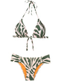 Vicky Abstracte-Print Bikini Set Maori