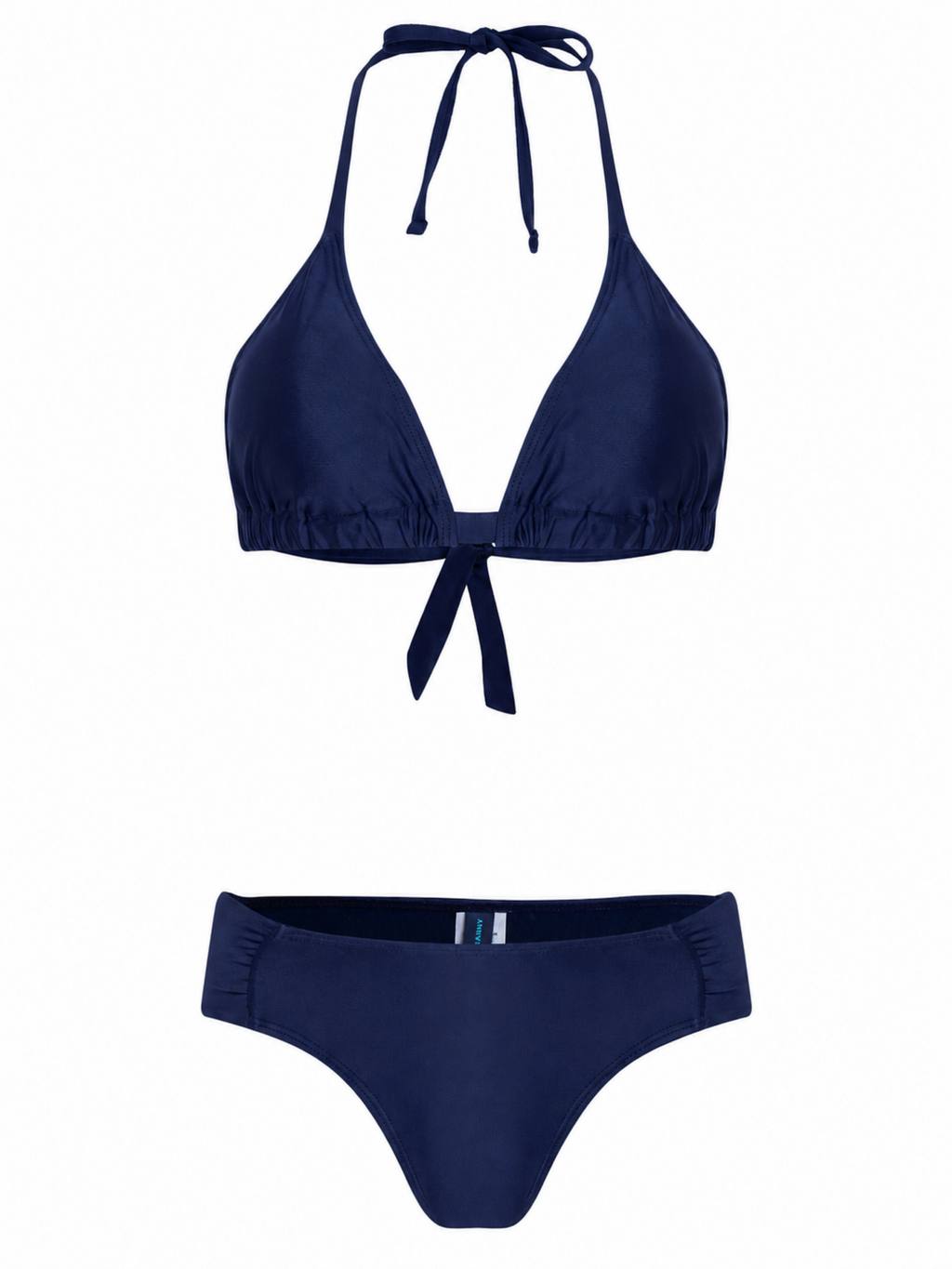 Vicky Blue Plain Bikini Set
