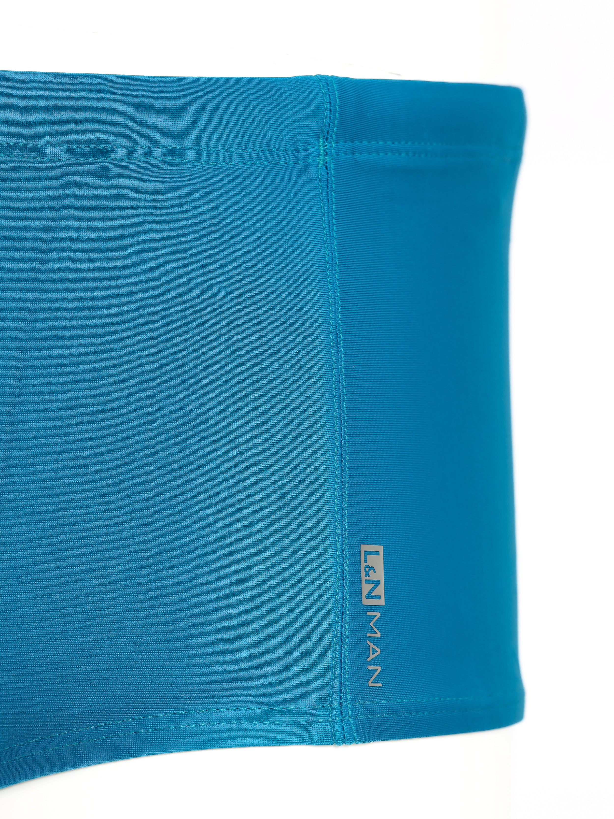 Parati Light Blue Plain 6.3-inch Sides Swimming Trunks