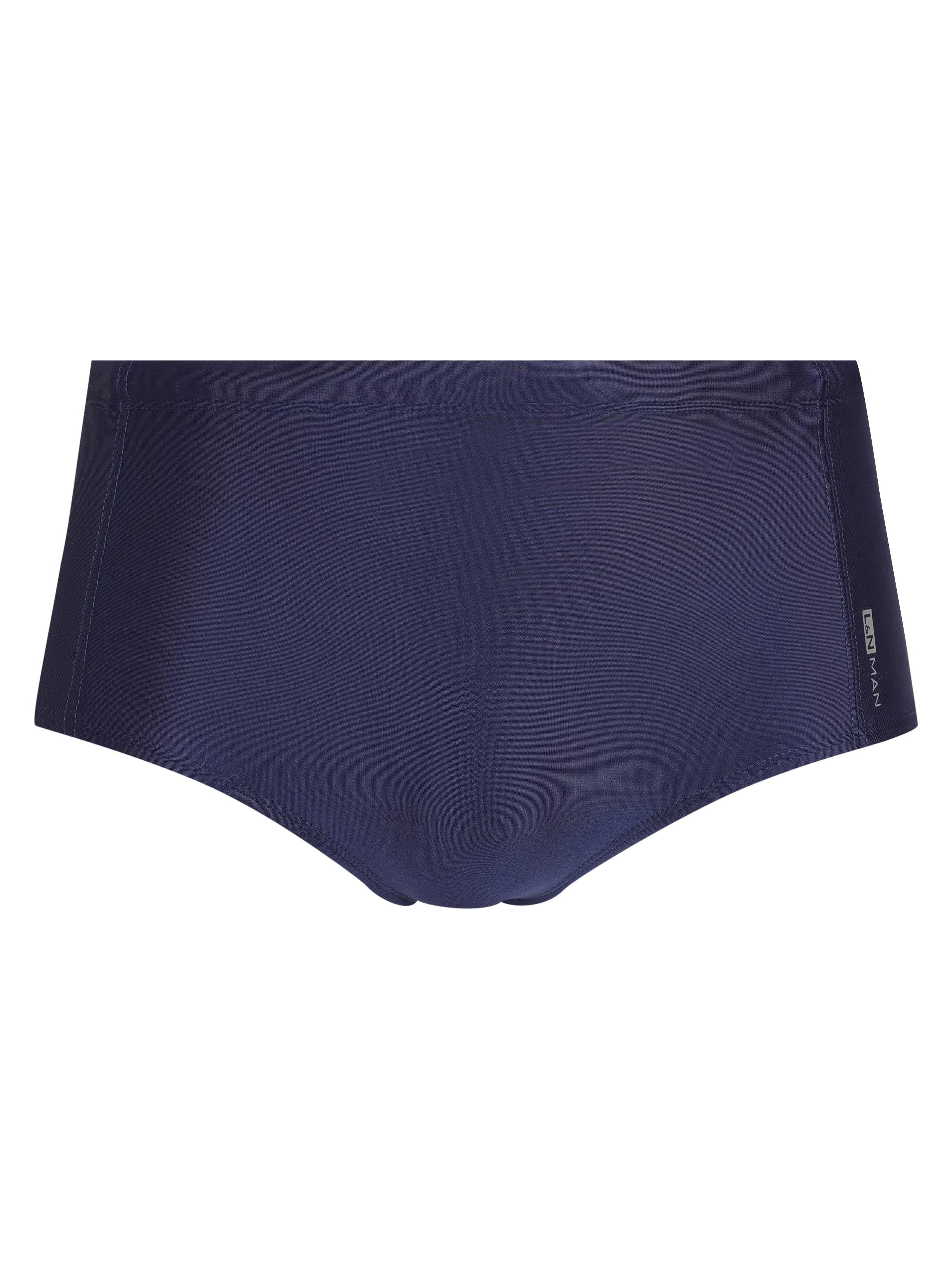 Parati Blue Plain 6.3-inch Sides Swimming Trunks