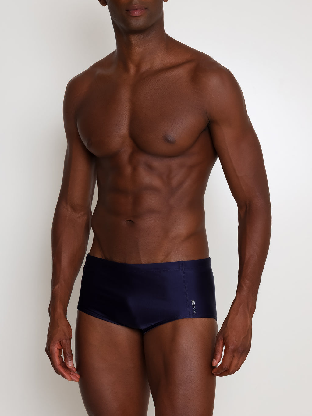 Parati Blue Plain 6.3-inch Sides Swimming Trunks