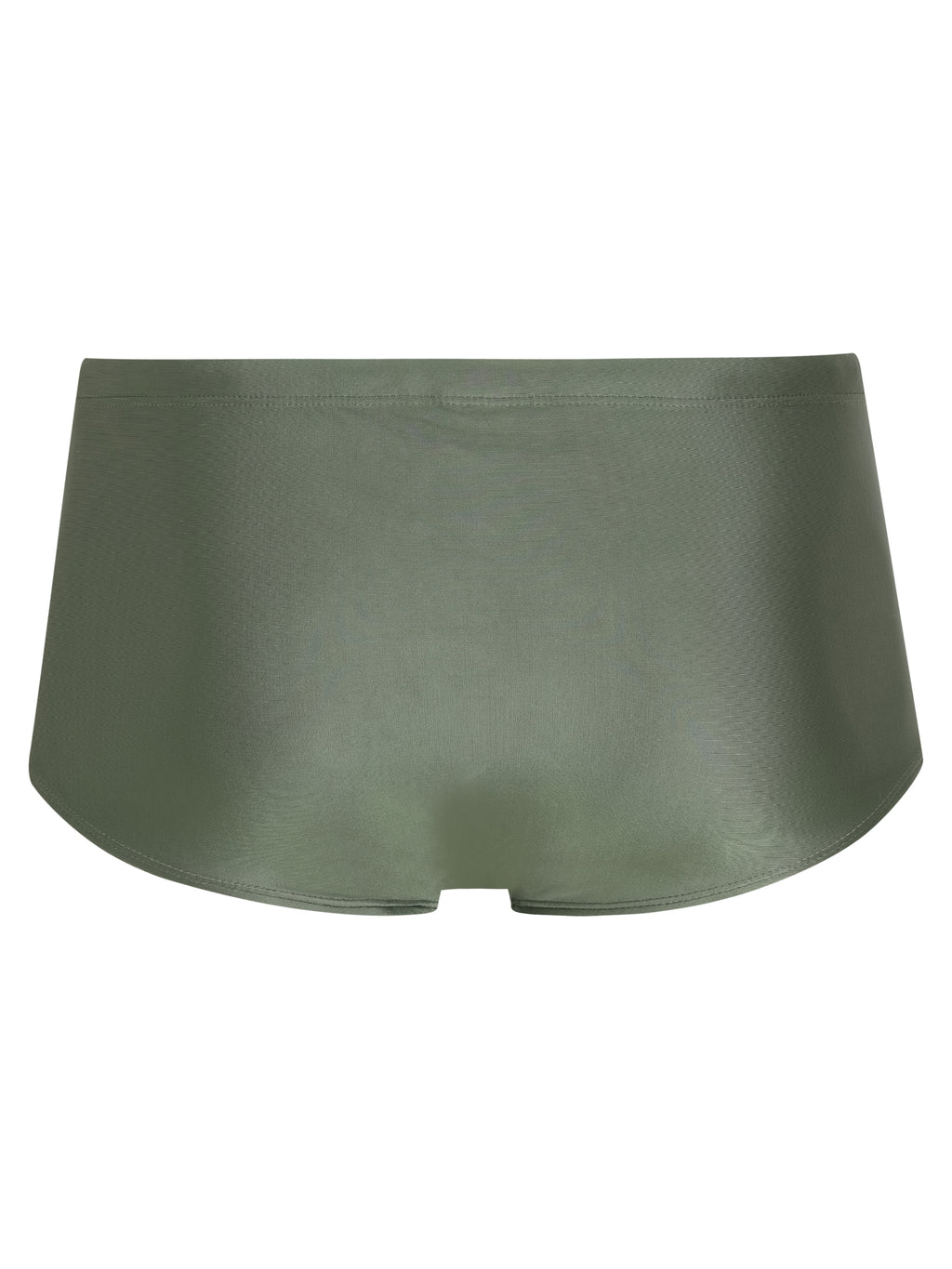 Parati Green Plain 6.3-inch Sides Swimming Trunks