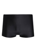 Tijuca Black Plain 9-inch Sides Fitted Swimming Trunks