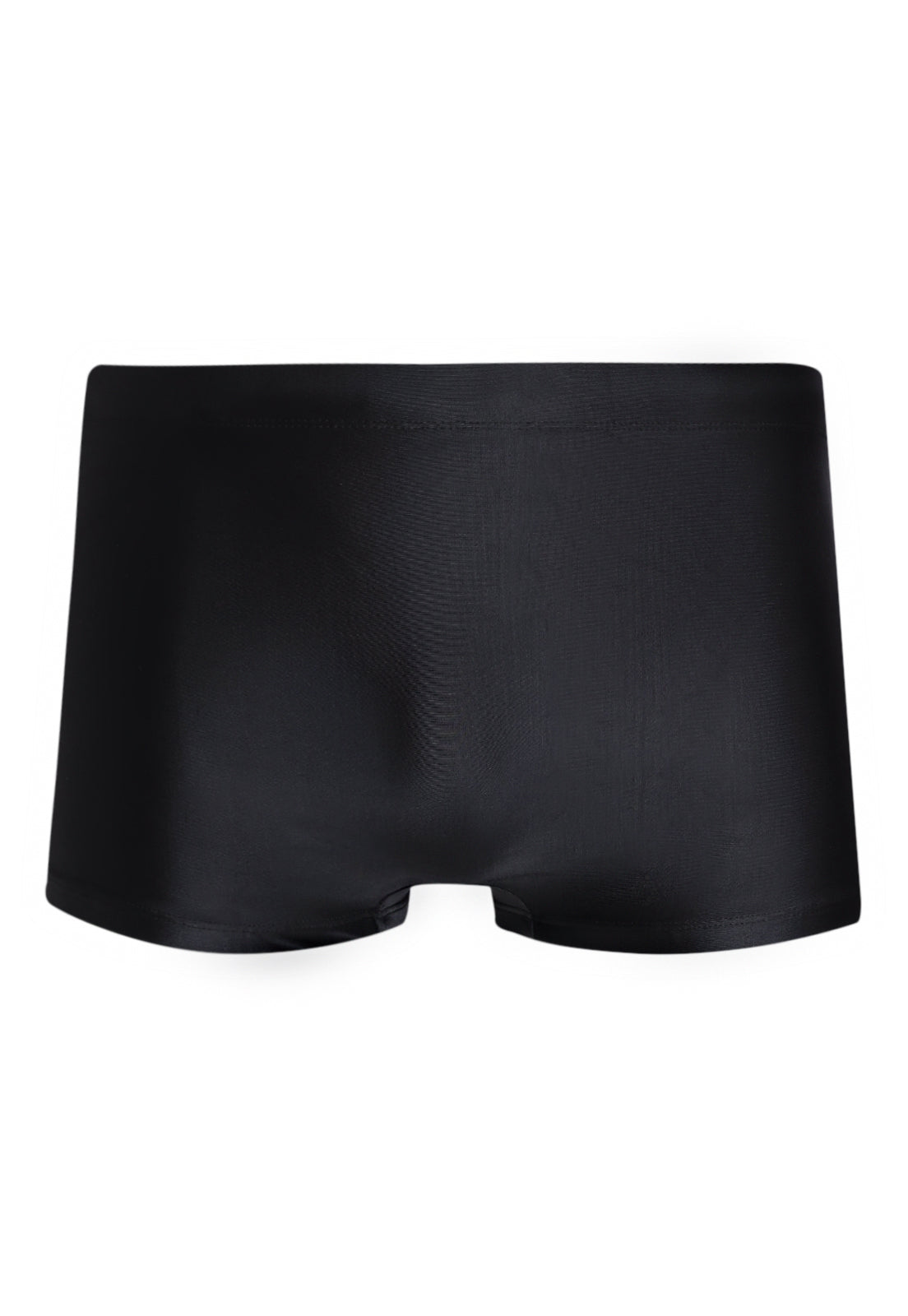 Tijuca Black Plain 9-inch Sides Fitted Swimming Trunks