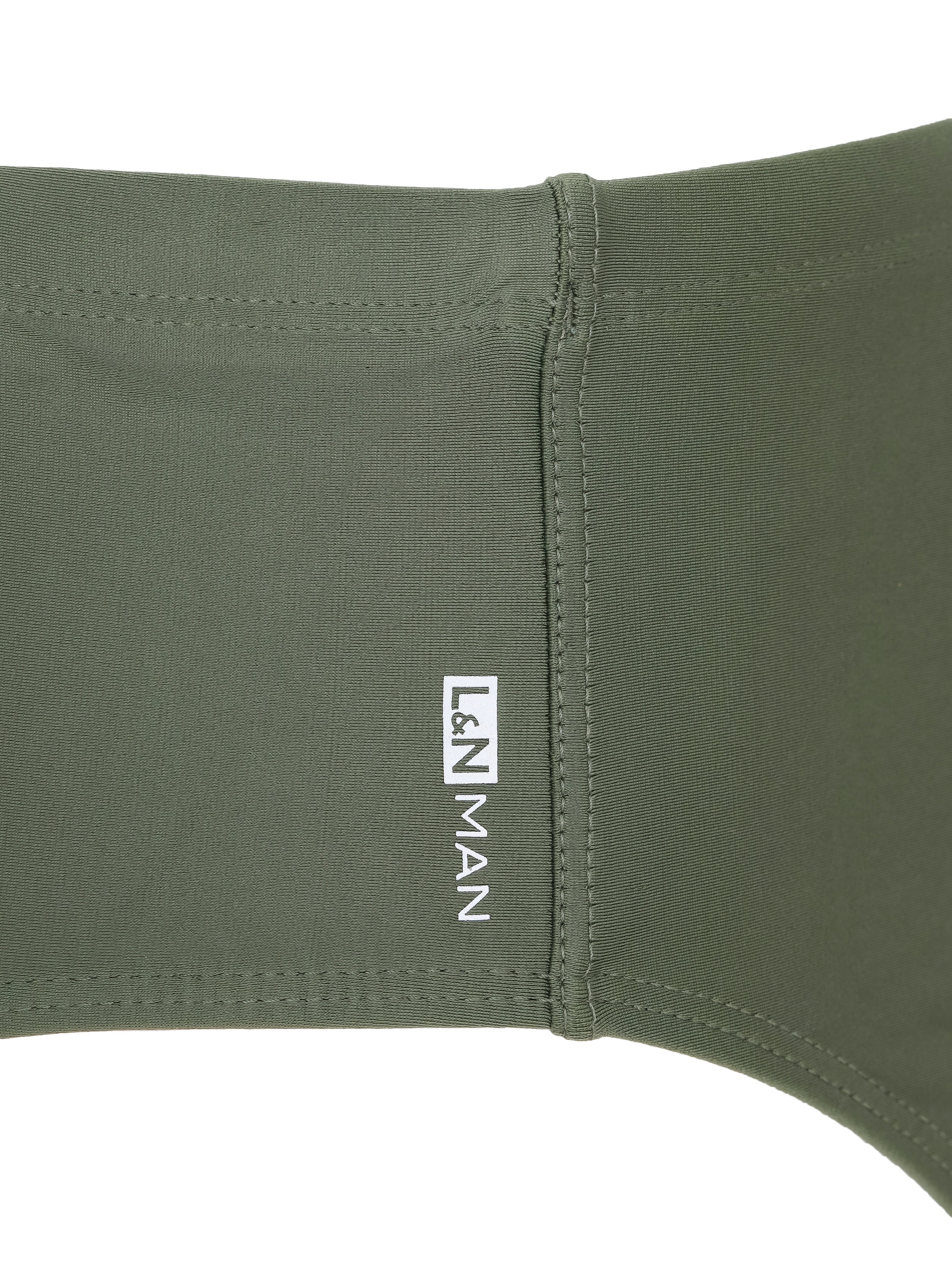Ilhabela Green Plain Swim Trunks