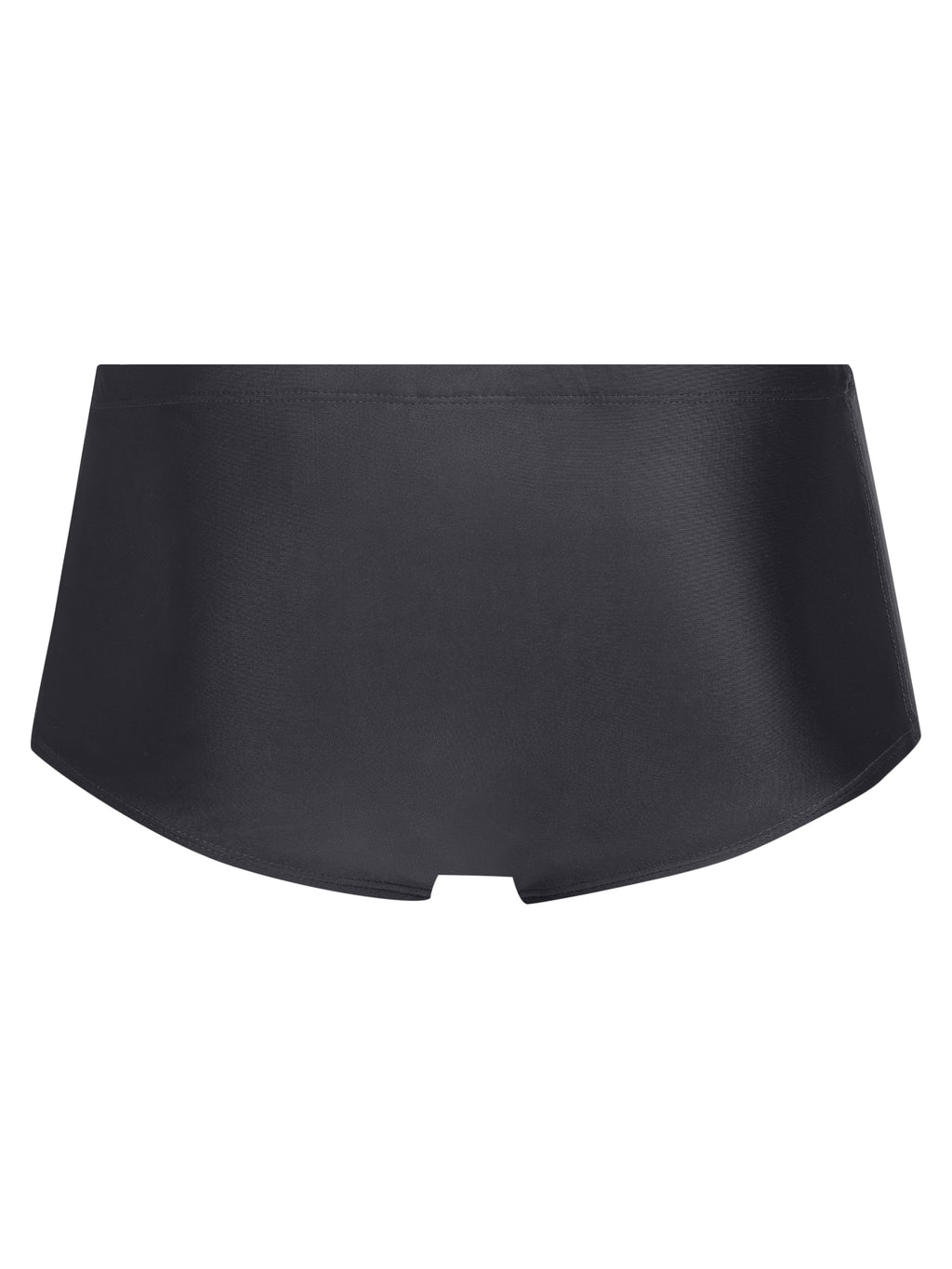 Lopes Black Plain Swim Trunks