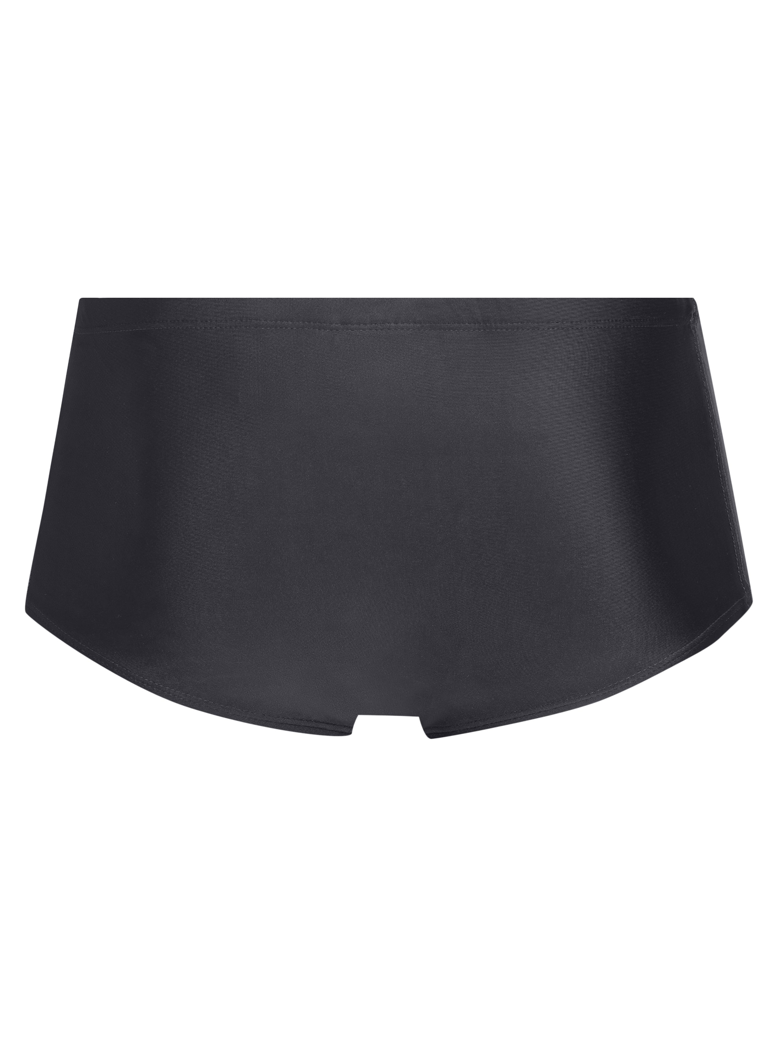 Lopes Black Plain Swim Trunks