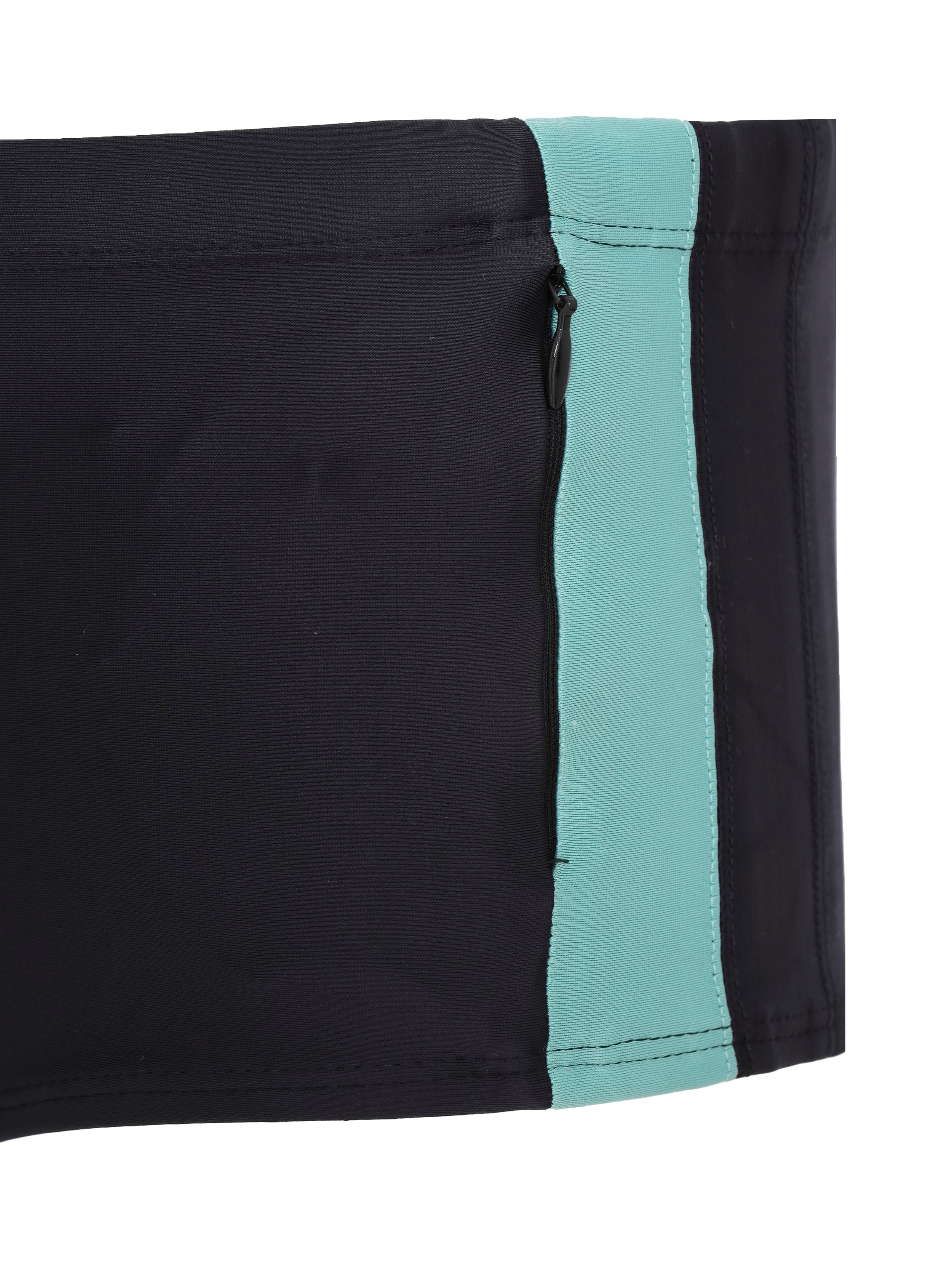Lopes Black Plain Swim Trunks