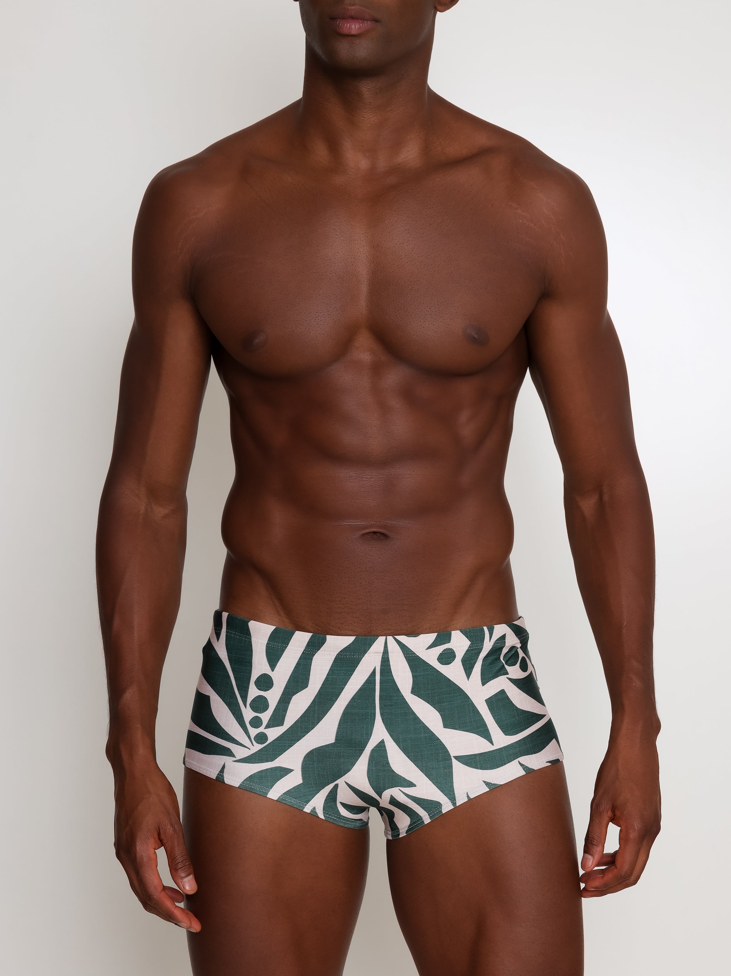 Copacabana Abstracte-Print 7-inch Sides Swimming Trunks
