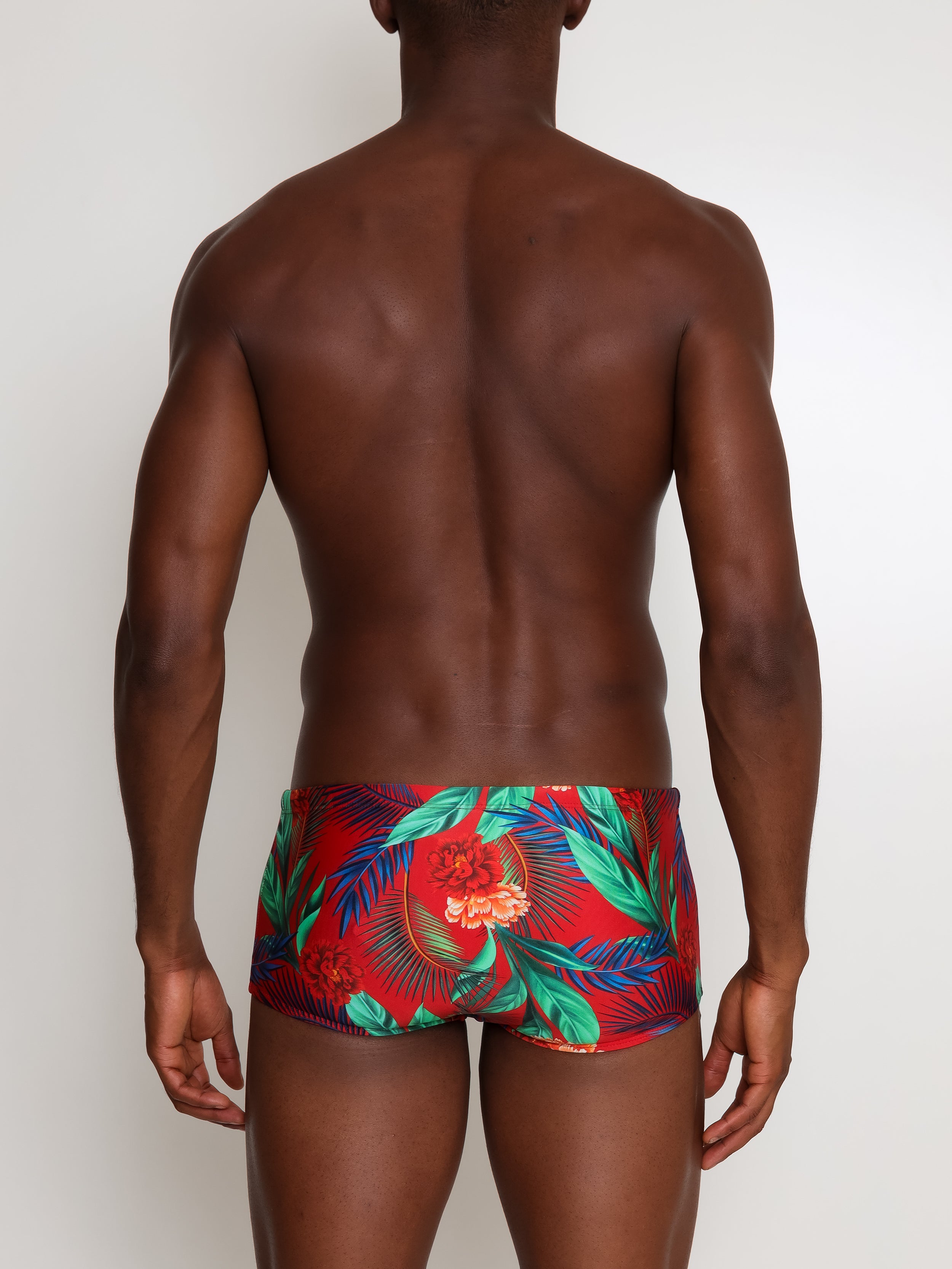 Copacabana Foliage-Print 7-inch Sides Swimming Trunks