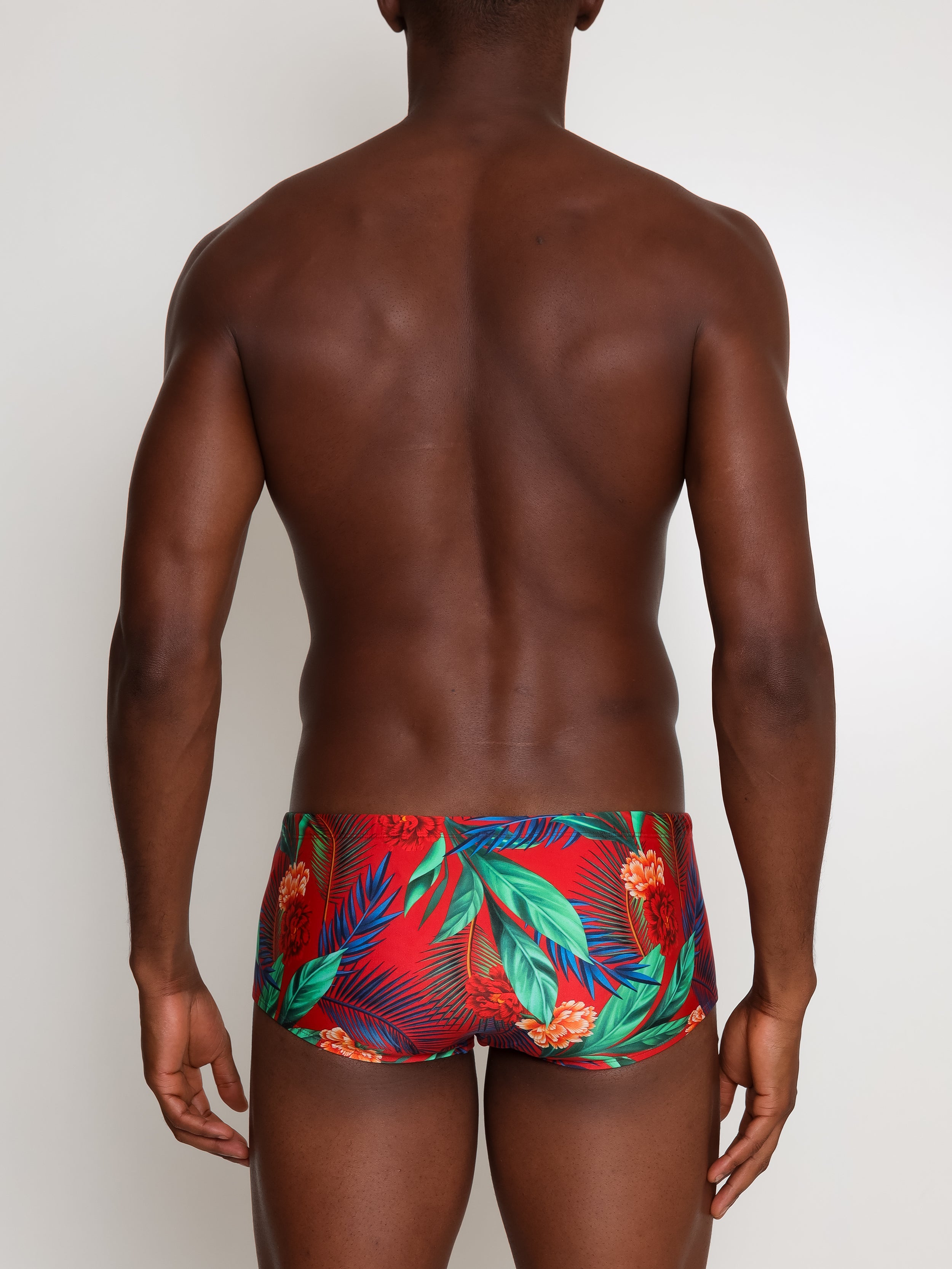 Parati Foliage-Print 6.3-inch Sides Swimming Trunks
