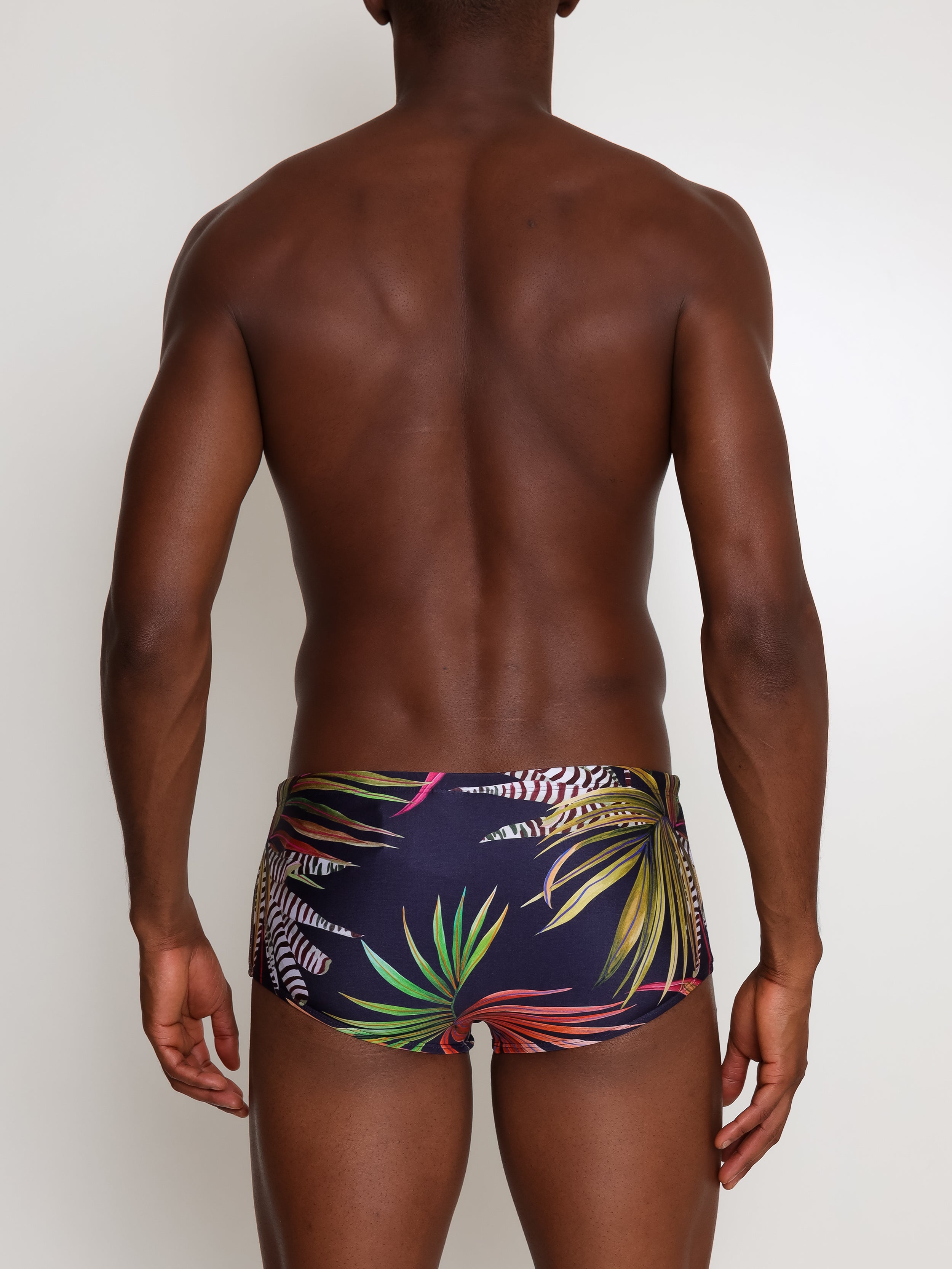 Copacabana Foliage-Print 7-inch Sides Swimming Trunks