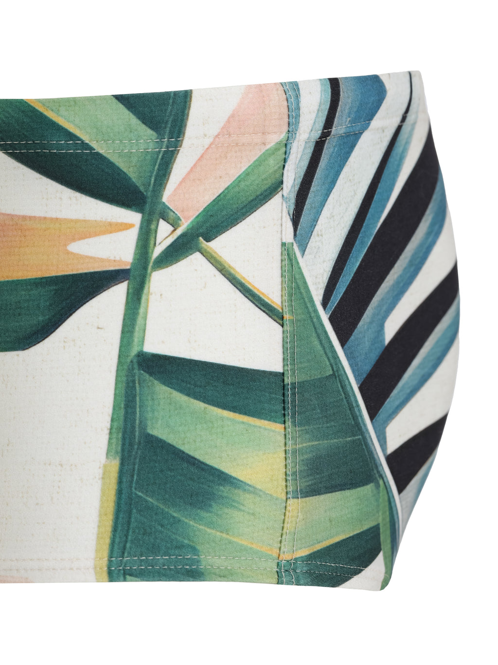 Copacabana Foliage-Print 7-inch Sides Swimming Trunks