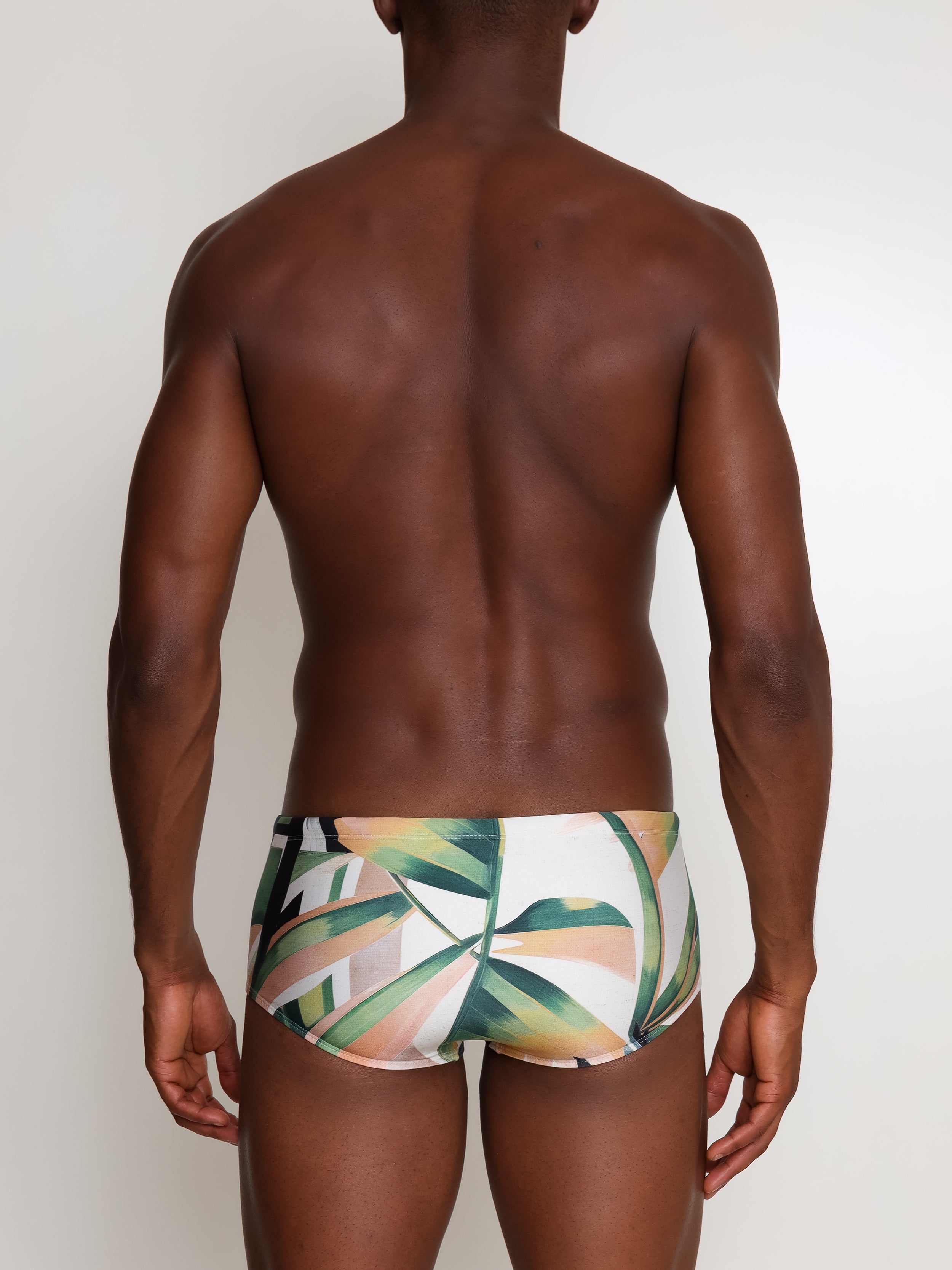 Parati Foliage-Print 6.3-inch Sides Swimming Trunks